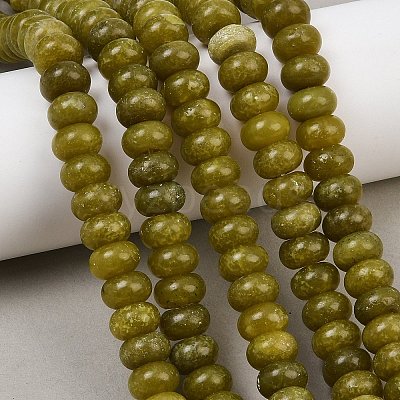 Dyed Natural White Jade Beads Strands G-G107-A46-01-1