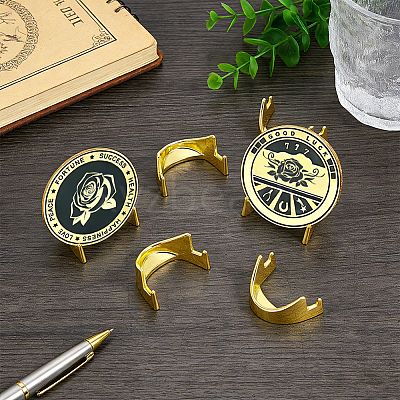 Iron Chanllenge Coin Display Stands ODIS-WH0030-370-1