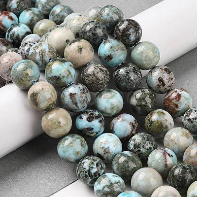 Natural Larimar Beads Strands G-P524-A02-05-1