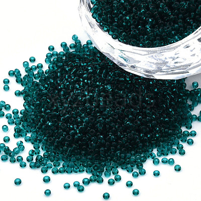 15/0 Transparent Czech Glass Seed Beads SEED-N004-004-03-1