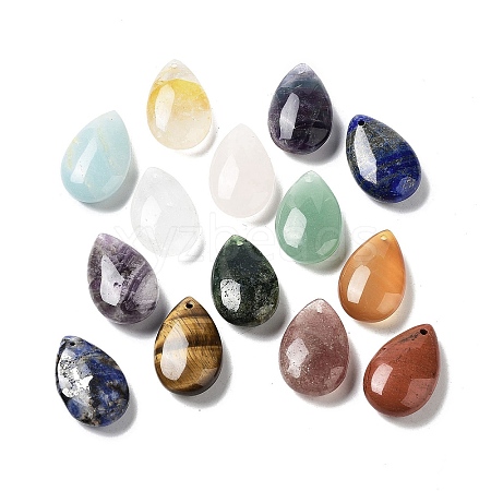 Natural Mixed Stone Pendants G-P525-17-1