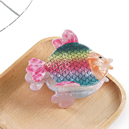 Fish PVC Claw Hair Clips PW-WGFEDC3-02-1