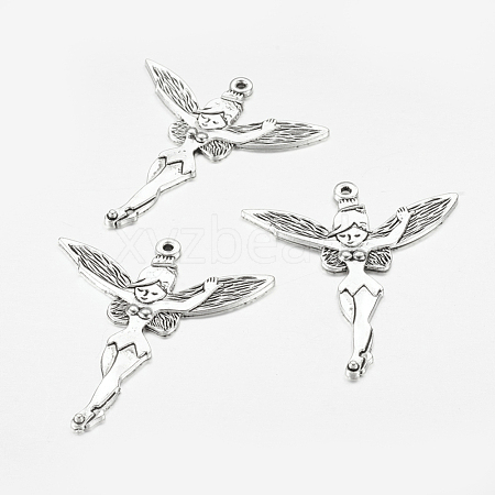 Tibetan Style Alloy Fairy Sprite Charms X-LF8182Y-1