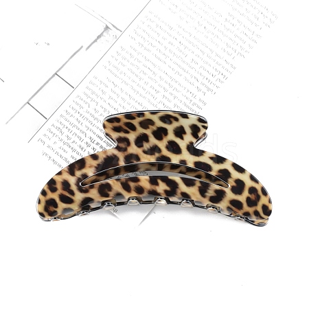 Leopard Print Moon Hair Clips PW-WG44E5E-03-1