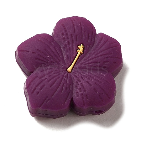 Cherry Blossom Silicone Focal Beads SIL-B069-02E-1