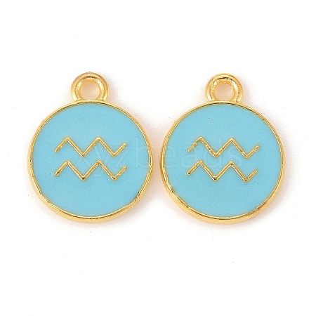 Alloy Enamel Pendants LS-ENAM-S124-01B-16J-1