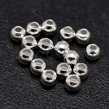 925 Sterling Silver Beads X-STER-F012-01B-1