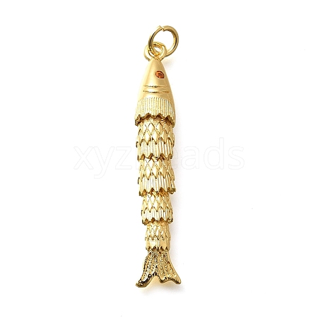 Brass Micro Pave Cubic Zirconia Pendants KK-R217-01G-05-1