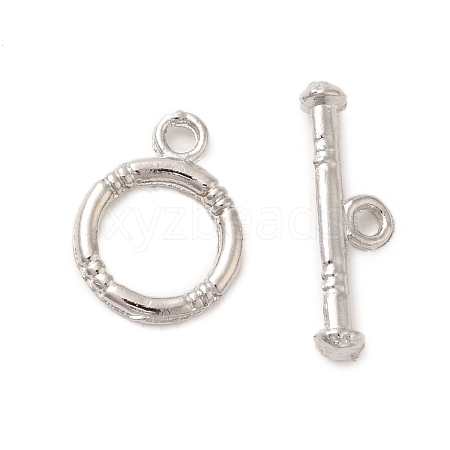 Alloy Toggle Clasps FIND-Z063-45P-1