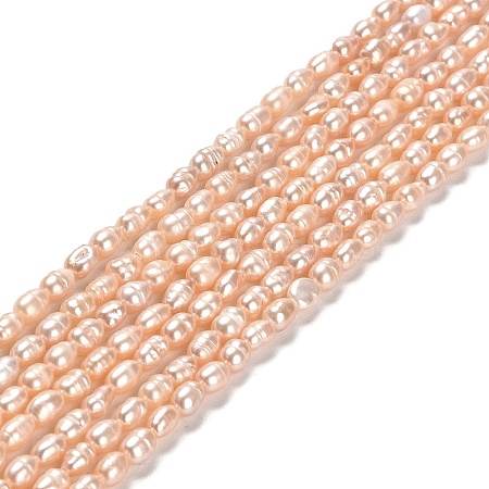 Natural Cultured Freshwater Pearl Beads Strands PEAR-E016-147-1