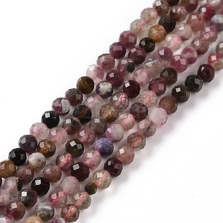 Natural Tourmaline Beads Strands G-P488-01A-1