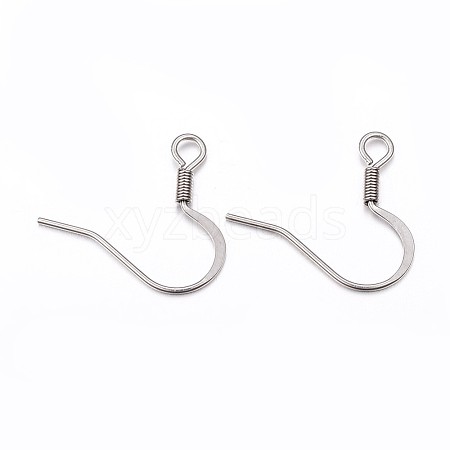 Tarnish Resistant 304 Stainless Steel French Earring Hooks STAS-P186-01P-1