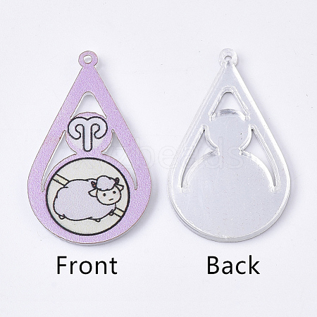 Acrylic Pendants X-OACR-S035-16I-1