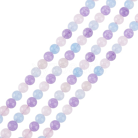 1 Strand Natural Aquamarine & Rose Quartz & Amethyst Beads Strands G-GO0001-52-1