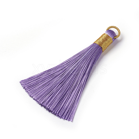 Polyester Tassel Pendants FIND-I009-D18-1