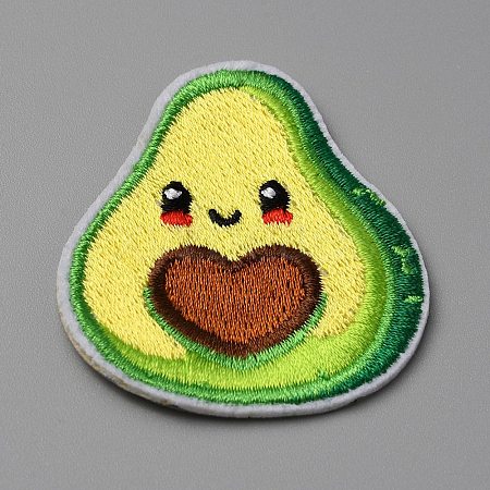 Summer Theme Polyester Computerized Embroidery Cloth Iron on/Sew on Patches PATC-WH0010-07A-1