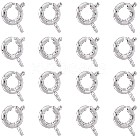 20Pcs Brass Spring Ring Clasps KK-BBC0027-68C-P-1