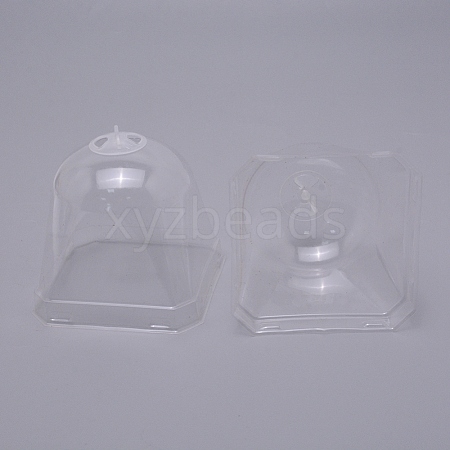 Plastic Plant Nursery Insulation Cover Bells Breathable Covers Frost Guard for Outdoor Succulent Flowers Warming AJEW-WH0120-34A-1