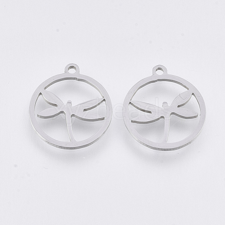 Non-Tarnish 201 Stainless Steel Pendants STAS-T044-84P-1