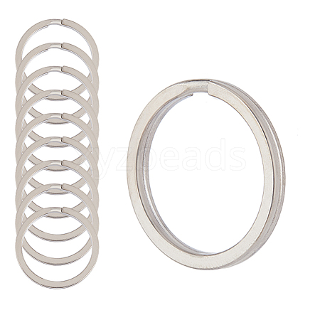 10Pcs Titanium Alloy Keychains Clasps KEYC-FH0001-23-1