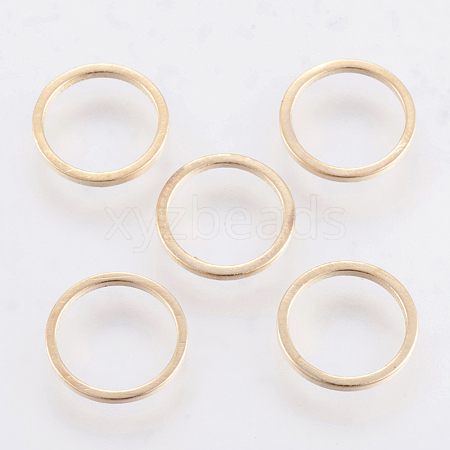 Brass Linking Rings KK-F744-09KCG-10mm-1