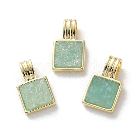 Natural Amazonite Pendants G-B123-03G-05-1