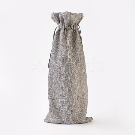 Imitation Burlap Pouches ABAG-WH0012-A11-1