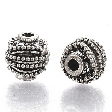 Tibetan Style Alloy Beads TIBE-S320-101AS-LF-1