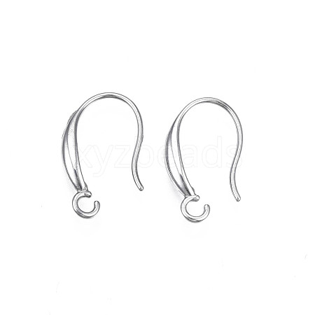 304 Stainless Steel Earring Hooks STAS-S057-60-1