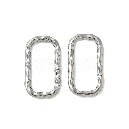 304 Stainless Steel Twisted Linking Rings STAS-L300-006B-P-1