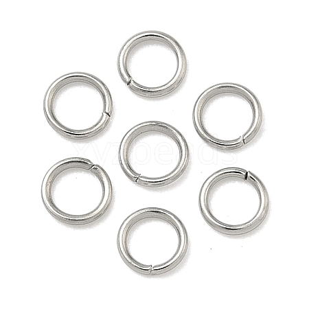 Tarnish Resistant 304 Stainless Steel Open Jump Rings STAS-M008-04B-1