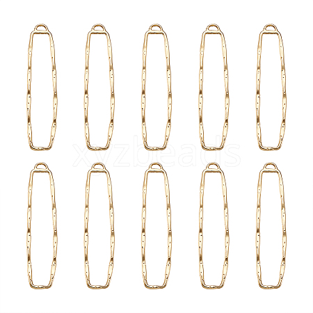 10Pcs Alloy Open Back Bezel Big Pendants PALLOY-TAG0001-01-1