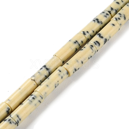 Imitation Dalmatian Porcelain Beads Strands PORC-H011-05-1