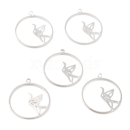 Alloy Hollow Pendants PALLOY-P239-02P-1