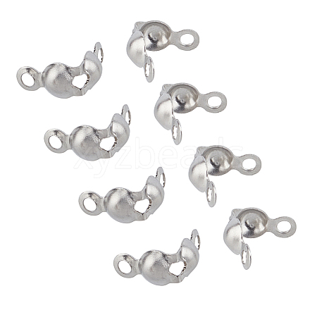 Unicraftale Stainless Steel Bead Tips STAS-UN0002-50P-1