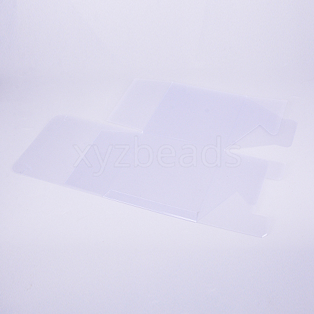 Frosted PVC Rectangle Favor Box Candy Treat Gift Box CON-WH0074-01A-1