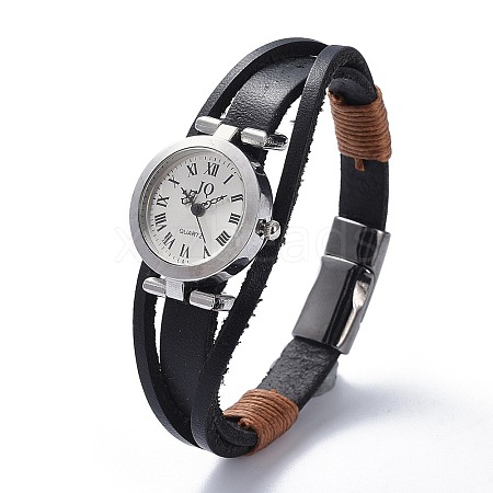 Men's Alloy Watch Head Bracelet Watches BJEW-JB04429-1