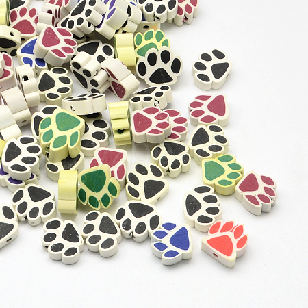 Handmade Polymer Clay Beads X-CLAY-Q221-14-1