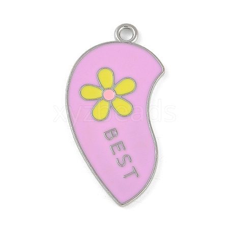 Alloy Enamel Pendants ENAM-D064-01A-1