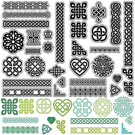 Custom Wall Theme PVC Plastic Clear Stamps DIY-WH0619-0022-1