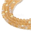 Transparent Glass Beads Strands EGLA-A034-T4mm-MB23-4