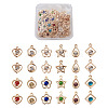 Alloy Rhinestone Pendants PALLOY-TA0002-27LG-2