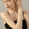 4Pcs 4 Styles Iron Three Loops Wire Wrap Bracelet Set BJEW-FI0001-19-7