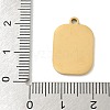 304 Stainless Steel Enamel Pendants STAS-I322-83G-A-3