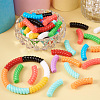  100Pcs 10 Colors Opaque Acrylic Beads OACR-TA0001-22-4