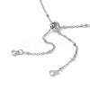 304 Stainless Steel Slider Necklace Makings AJEW-JB01272-02-4