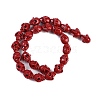 Synthetic Coral Carved Beads Strands CORA-M001-10-4