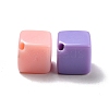 Opaque Acrylic Beads X-SACR-E003-06-2