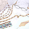 SUPERFINDINGS 6 Strands 6 Colors Handmade Acrylic Figaro Chains AJEW-FH0002-03-3