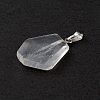 Natural Quartz Crystal Pendants G-F739-03P-04-6